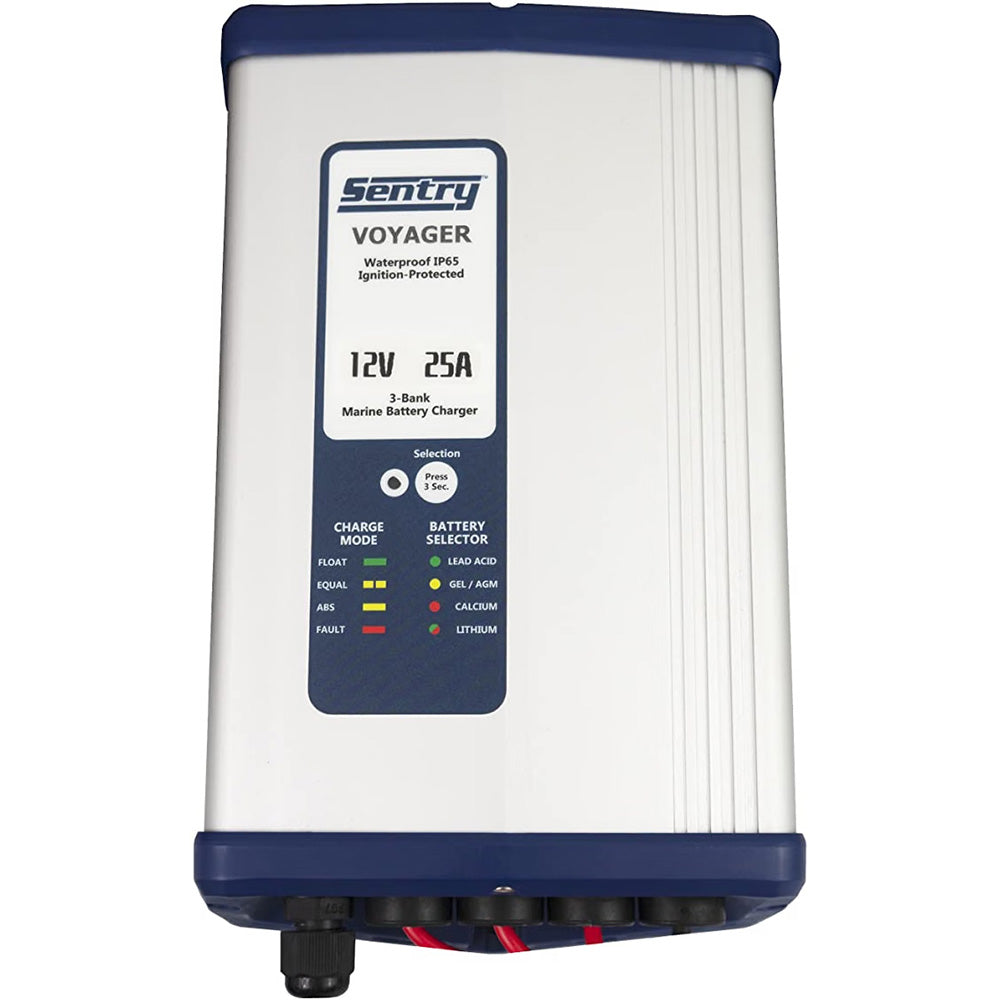 Sentry Voyager Battery Charger 12V  25A  115230V Input  3 Bank SV12253XJ Main image
