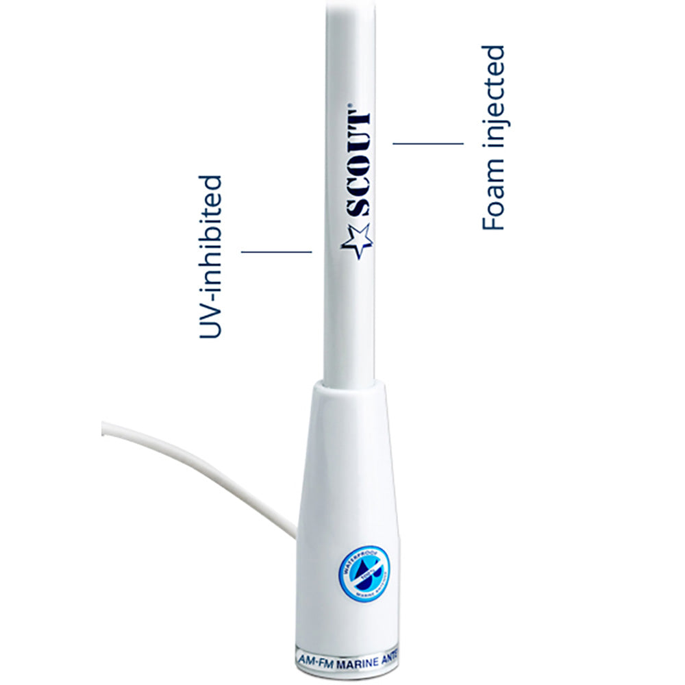 Scout KS-115 AM/FM 5' Fiberglass Antenna [PF AN NAMFM004T] Secondary image