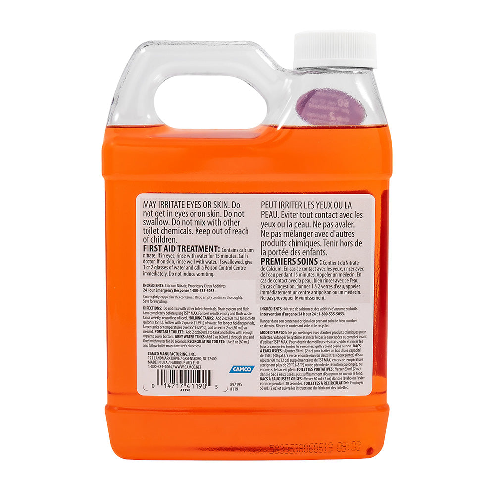 Camco TST Orange Waste Holding Tank Treatment - 32oz [41190] Secondary image