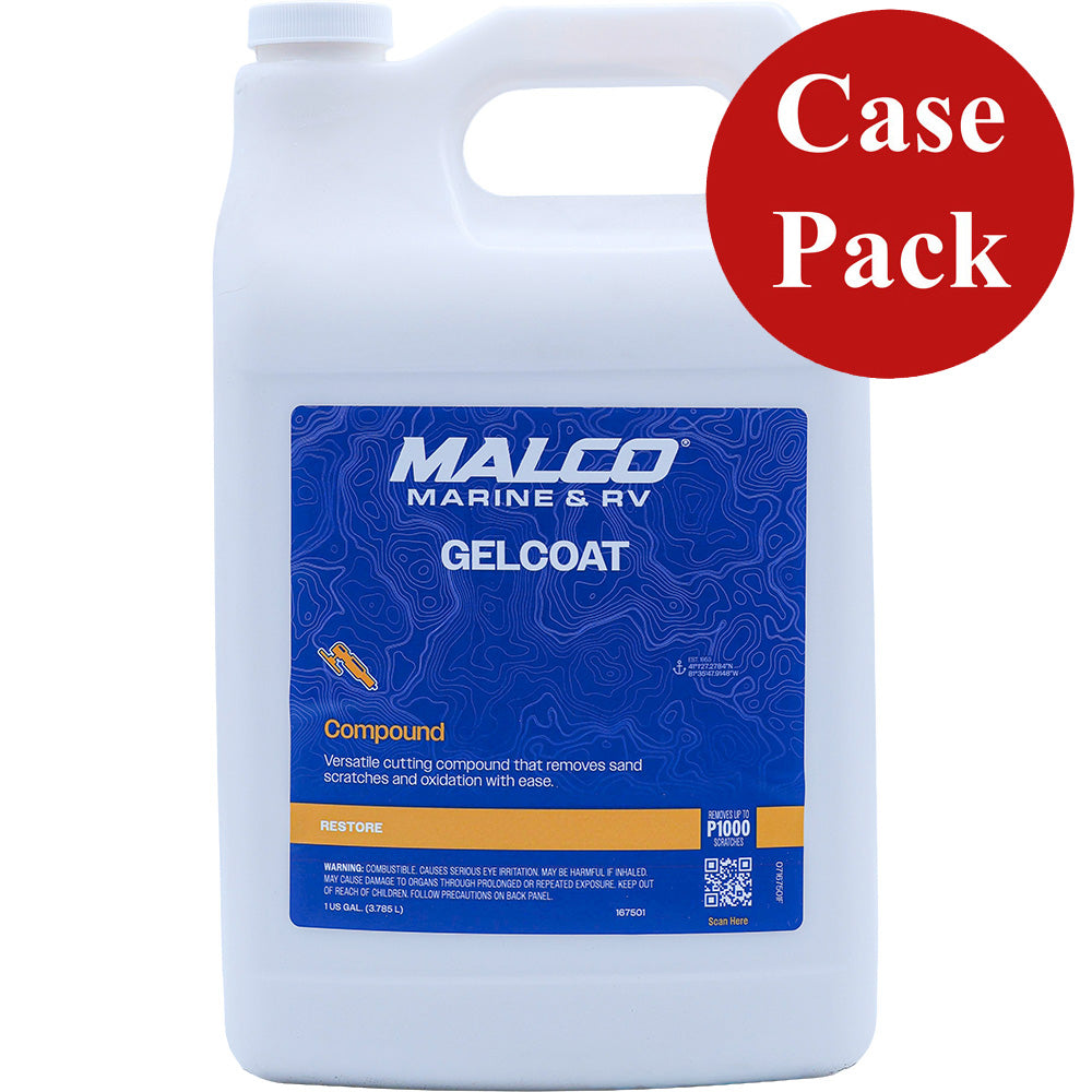 Malco GelCoat Compound  1 Gallon Case of 4 167501CASE Main image
