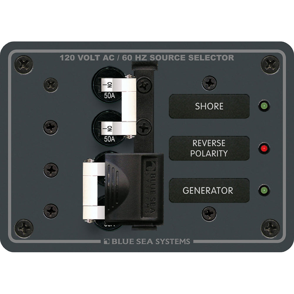 Blue Sea 8061 AC Toggle Source Selector 120V AC  50AMP 8061 Main image