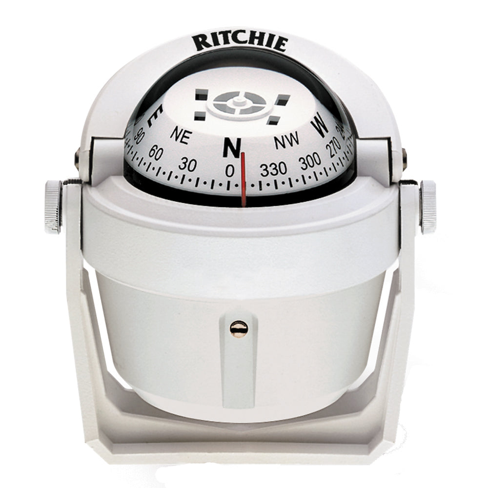 Ritchie B51W Explorer Compass  Bracket Mount  White B51W Main image