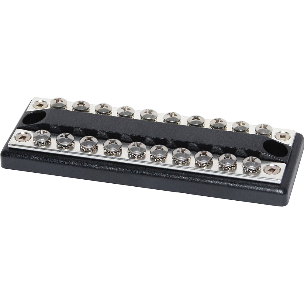 Blue Sea 2702 DualBus 100AMP Common BusBar 10 x 832 Screw Terminal 2702 Main image
