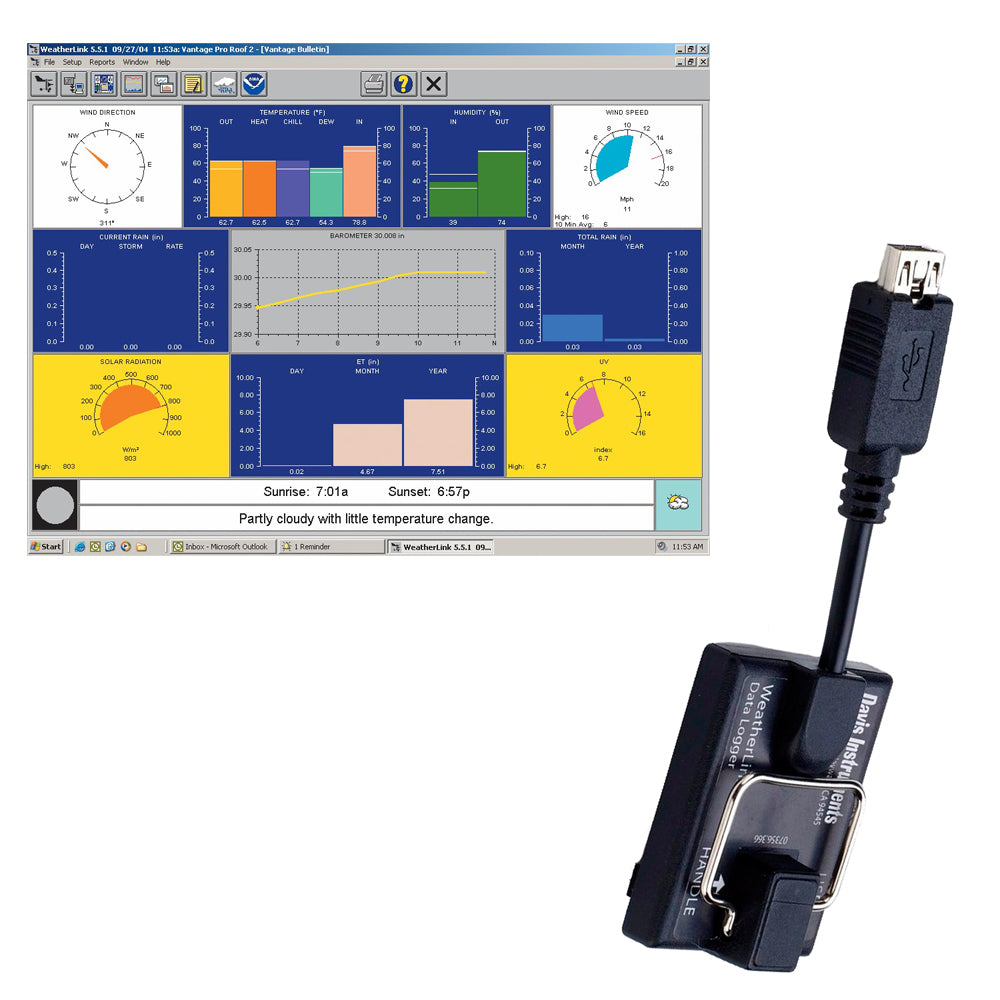 Davis WeatherLink fVantage Pro2  Vantage Vue 6510USB Main image