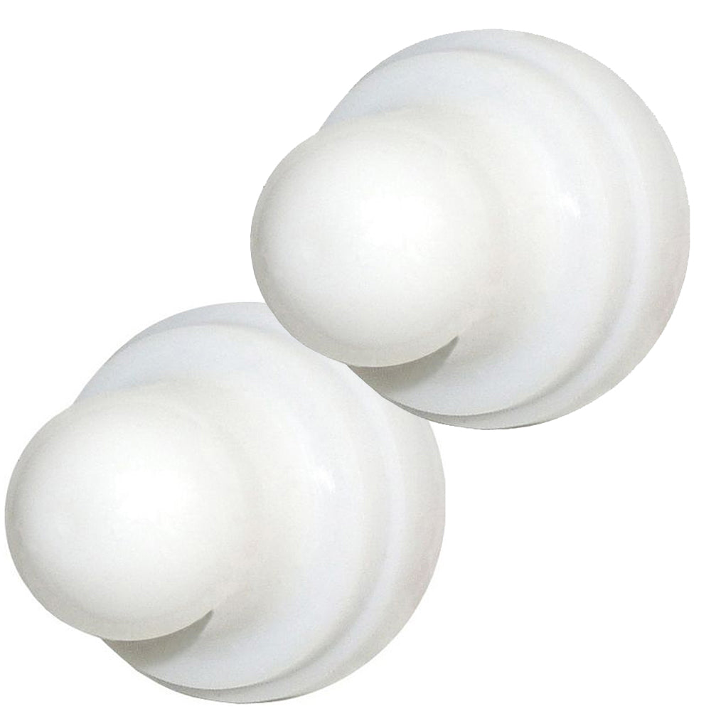 Blue Sea 4136 Push Button Reset Only Circuit Breaker Boot  White  2Pack 4136 Main image