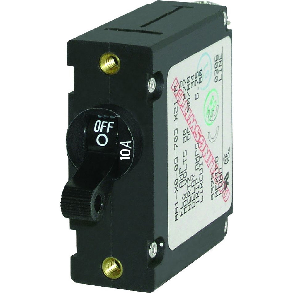 Blue Sea 7204 AC  DC Single Pole Magnetic World Circuit Breaker  10 Amp 7204 Main image