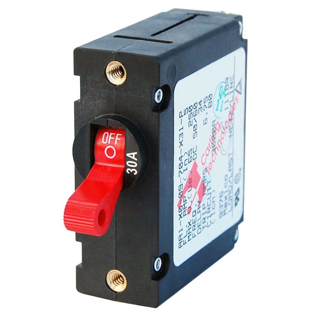 Blue Sea 7221 AC  DC Single Pole Magnetic World Circuit Breaker    30 Amp 7221 Main image