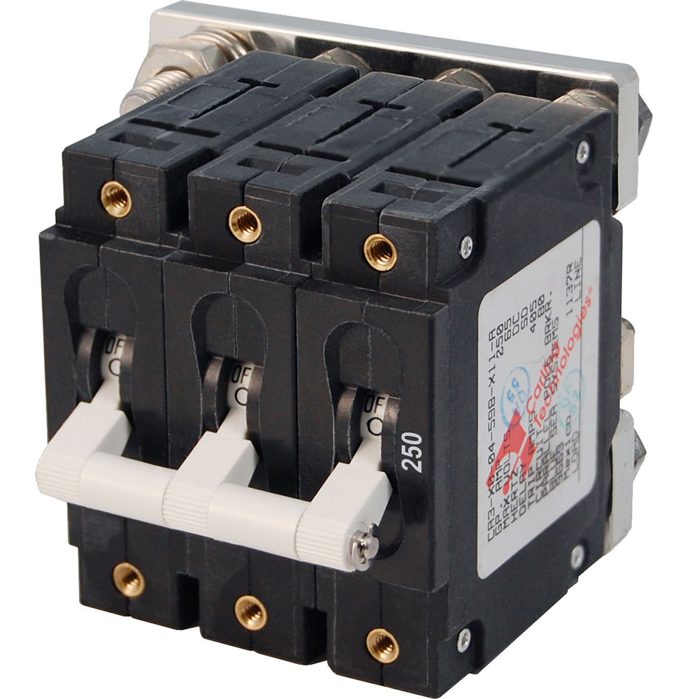 Blue Sea 7270 250A CSeries Triple Pole Toggle DC Circuit Breaker 7270 Main image