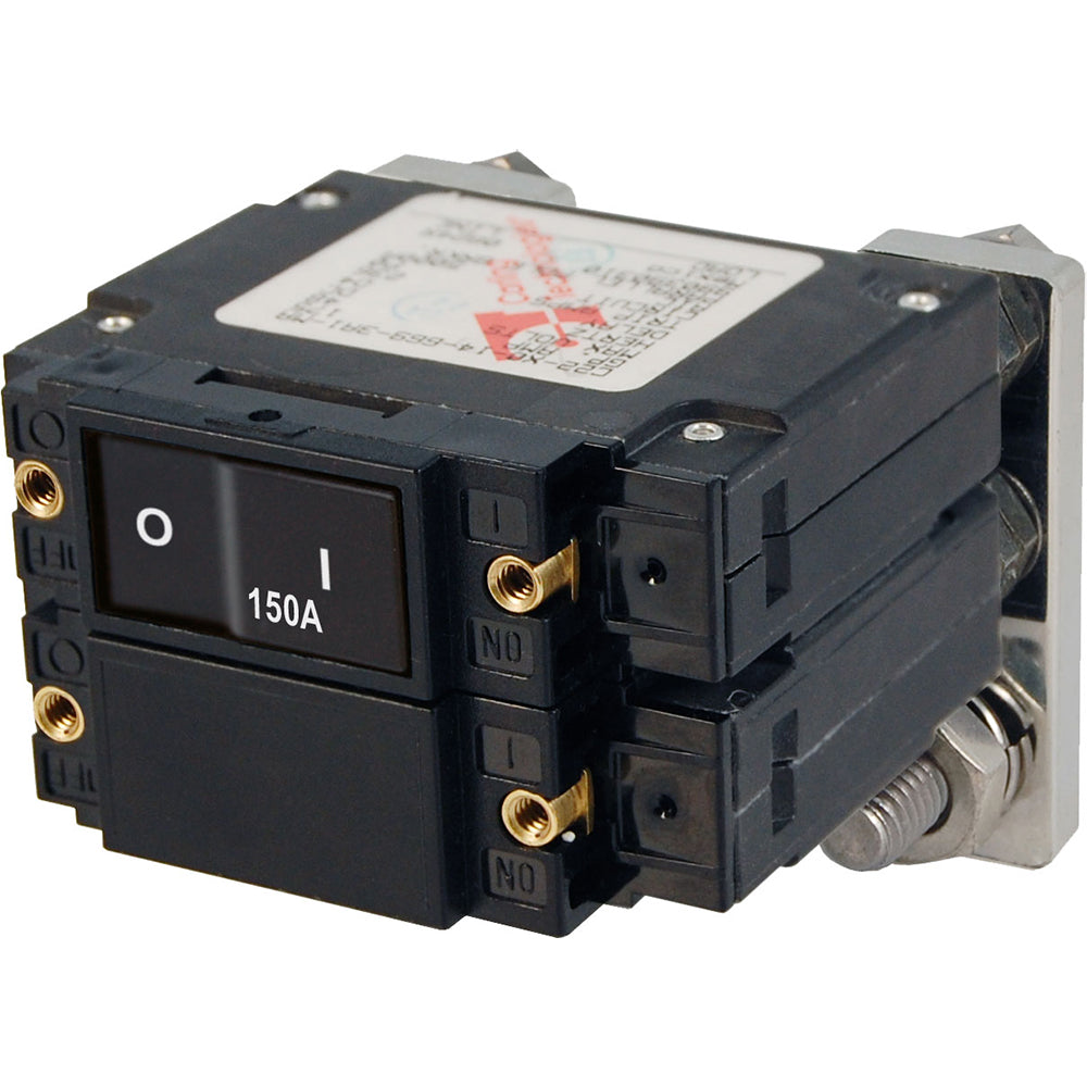 Blue Sea 7475 CSeries Flat Rocker Circuit Breakers Single and Double Pole    150 Amp 7475 Main image