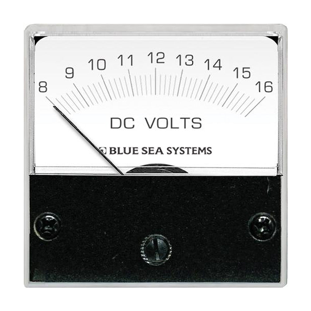 Blue Sea 8028 DC Analog Micro Voltmeter  2 Face 816 Volts DC 8028 Main image