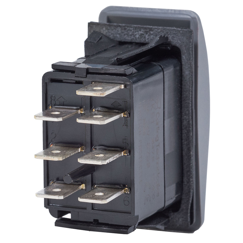 Blue Sea 8221 Water Resistant Contura III Switch - (ON)-OFF-ON - Grey [8221] Secondary image
