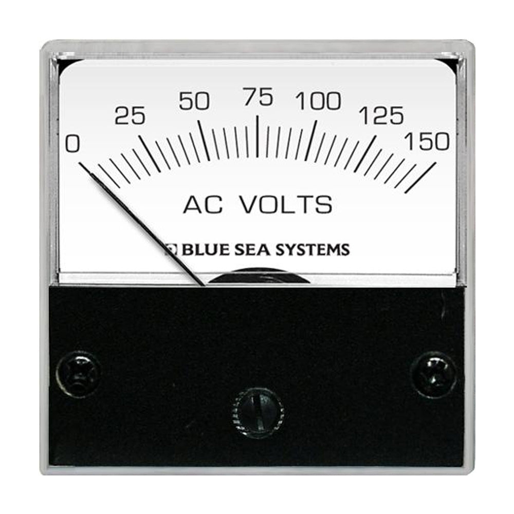 Blue Sea 8244 AC Analog Micro Voltmeter  2 Face 0150 Volts AC 8244 Main image