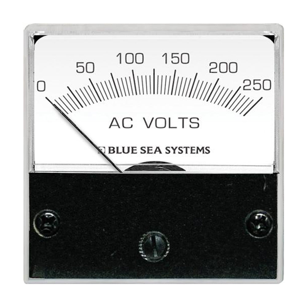 Blue Sea 8245 AC Analog Micro Voltmeter  2 Face 0250 Volts AC 8245 Main image
