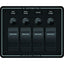 Blue Sea 8372 Water Resistant 4 Position  Black  Horizontal Mount Panel 8372