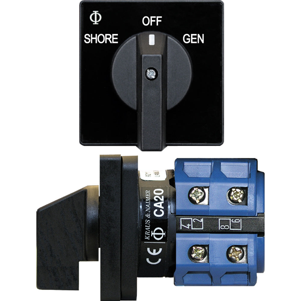 Blue Sea 9009 Switch AC 120VAC 32A OFF 2 Position 9009 Main image