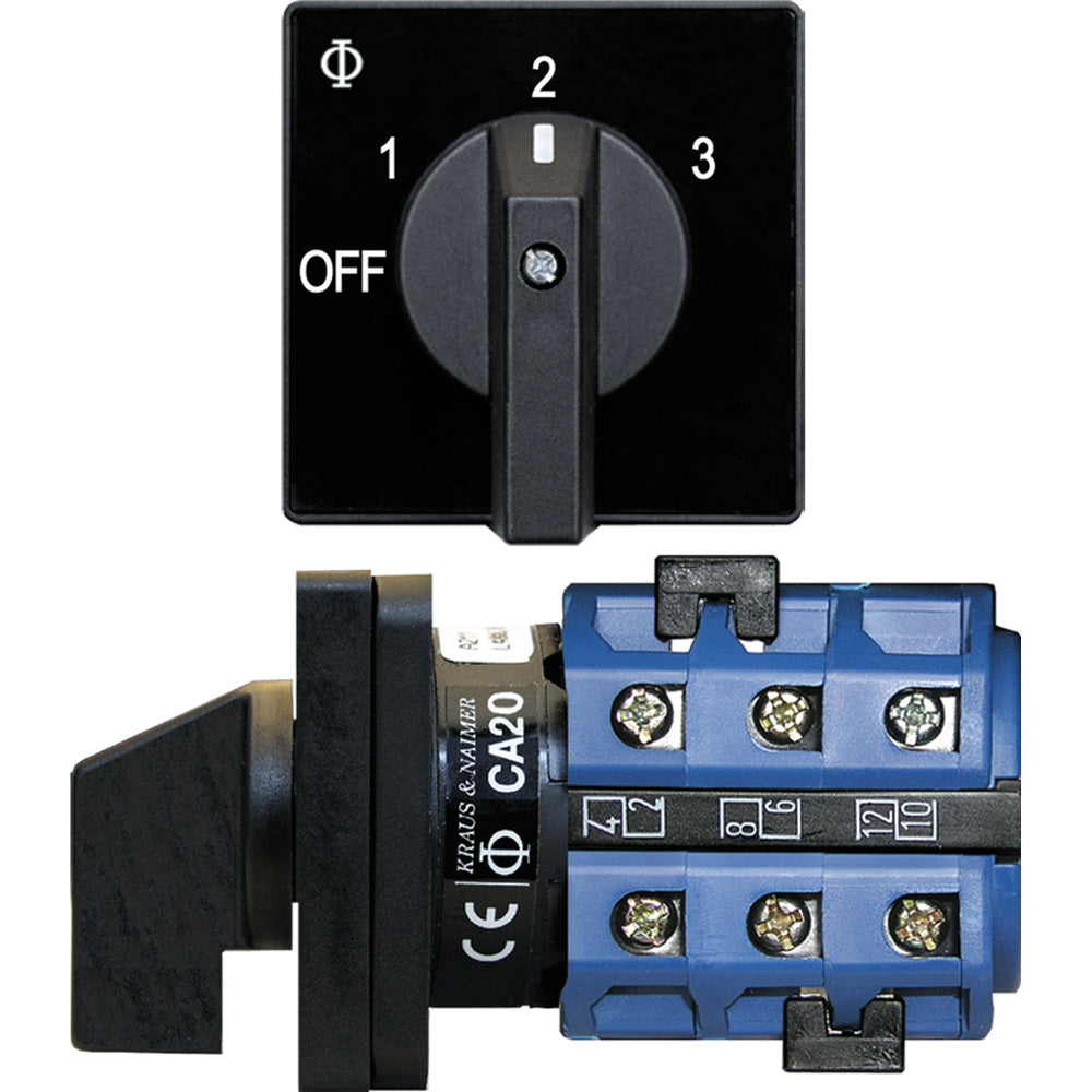 Blue Sea 9010 Switch AV 120VAC 32A OFF 3 Positions 9010 Main image