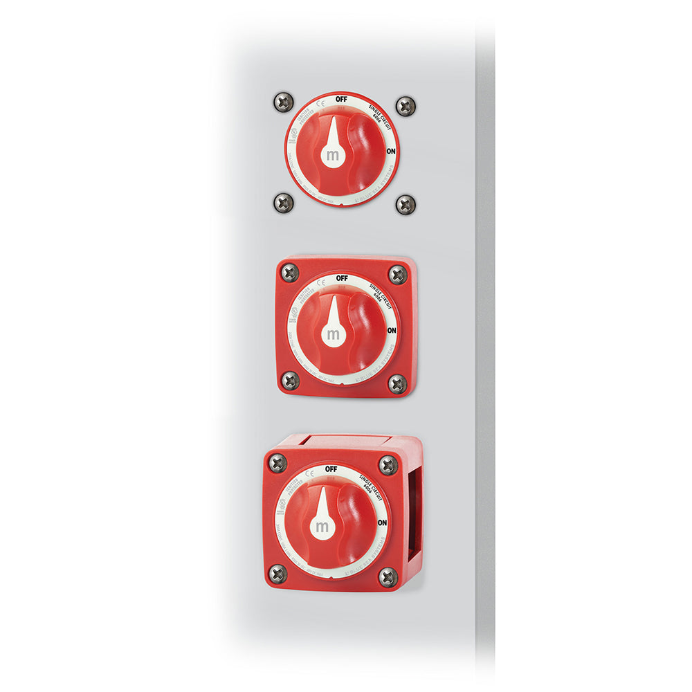 Blue Sea 6006 m-Series (Mini) Battery Switch Single Circuit ON/OFF Red [6006] Secondary image