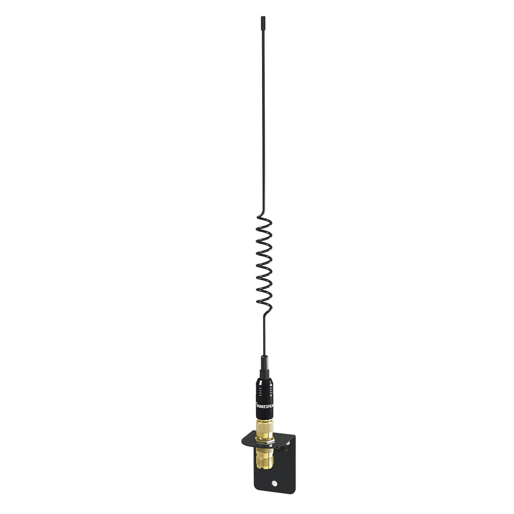 Shakespeare VHF 15in 5216 SS Black Whip Antenna  Bracket Included 5216 Main image