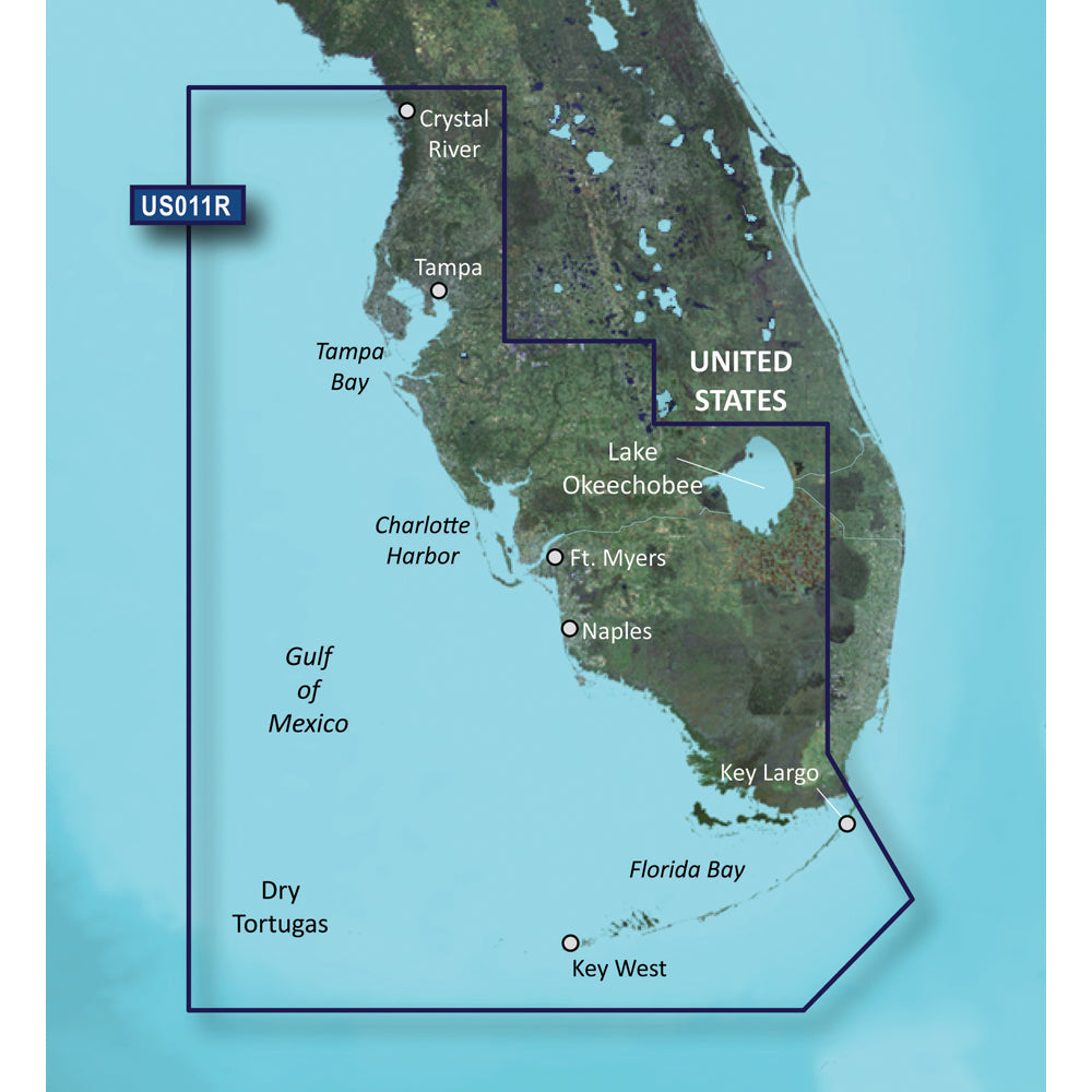 Garmin BlueChart g3 Vision HD  VUS011R  Southwest Florida  microSDSD 010C071200 Main image