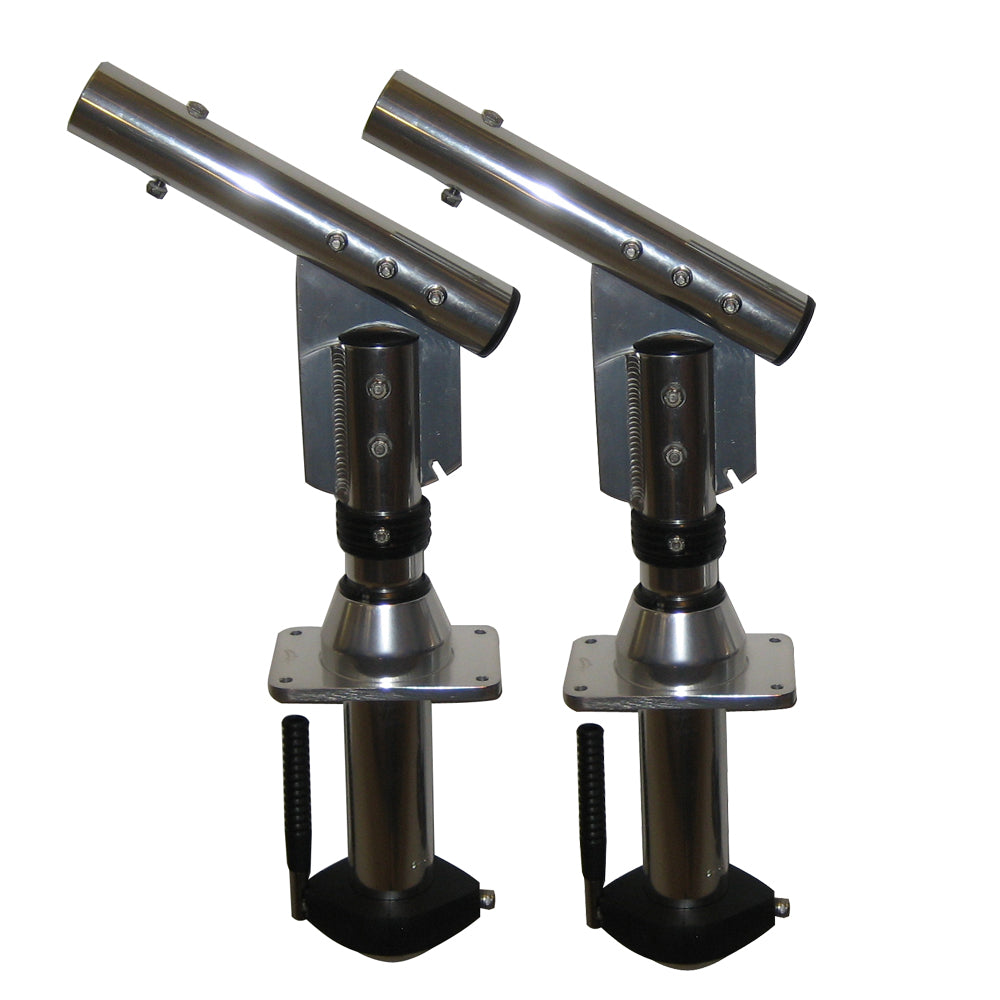 Lees Sidewinder BoltIn Outrigger Mounts LayDown Version  SilverPair SW9300 Main image