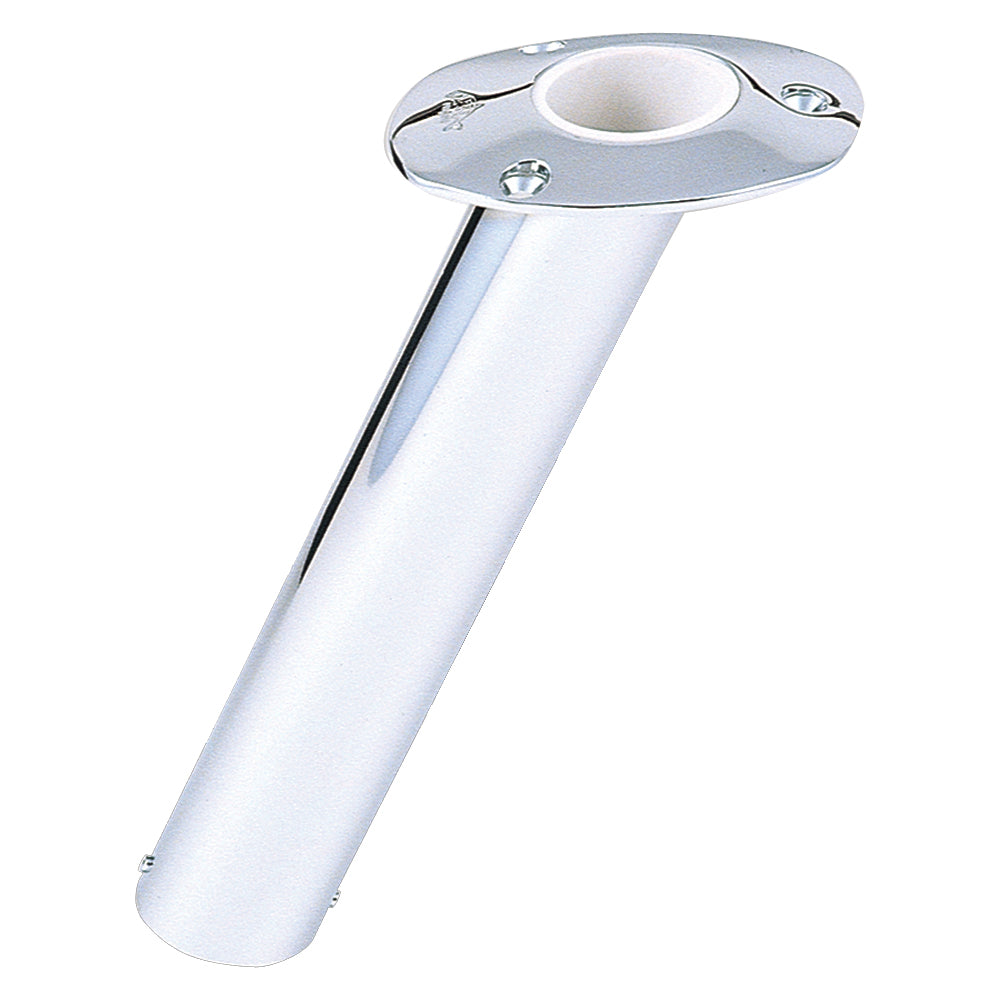 Lees 30 Degree Stainless Steel Flush Mount Rod Holder  225 OD RH530SS Main image