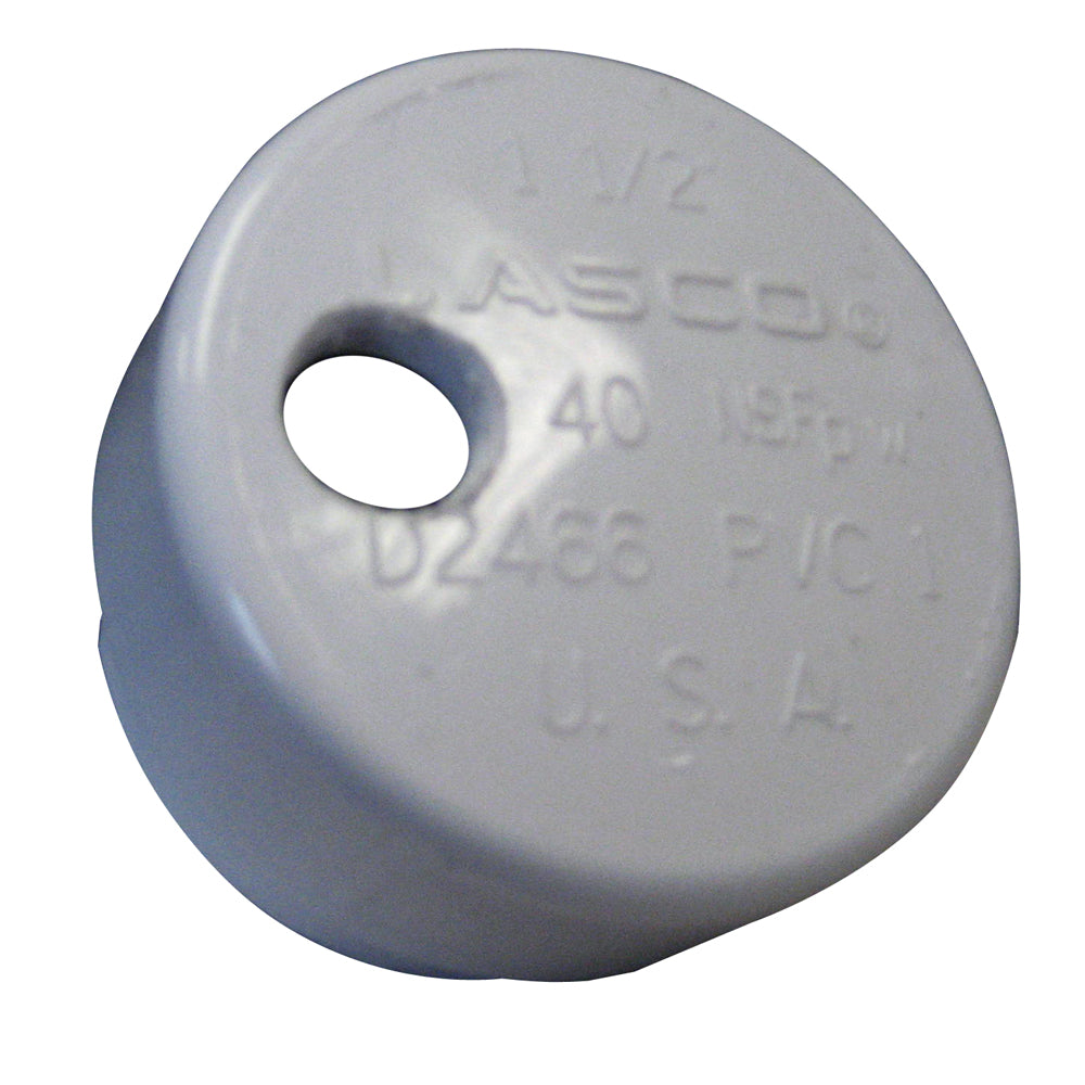 Lees PVC Drain Cap fHeavy Rod Holders 14 NPT RH59990003 Main image