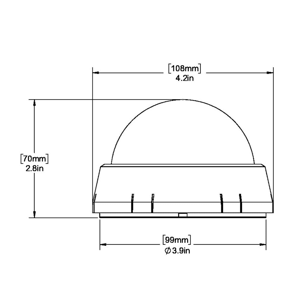 Ritchie XP-98W X-Port Tactician Compass - Surface Mount - White [XP-98W] Secondary image