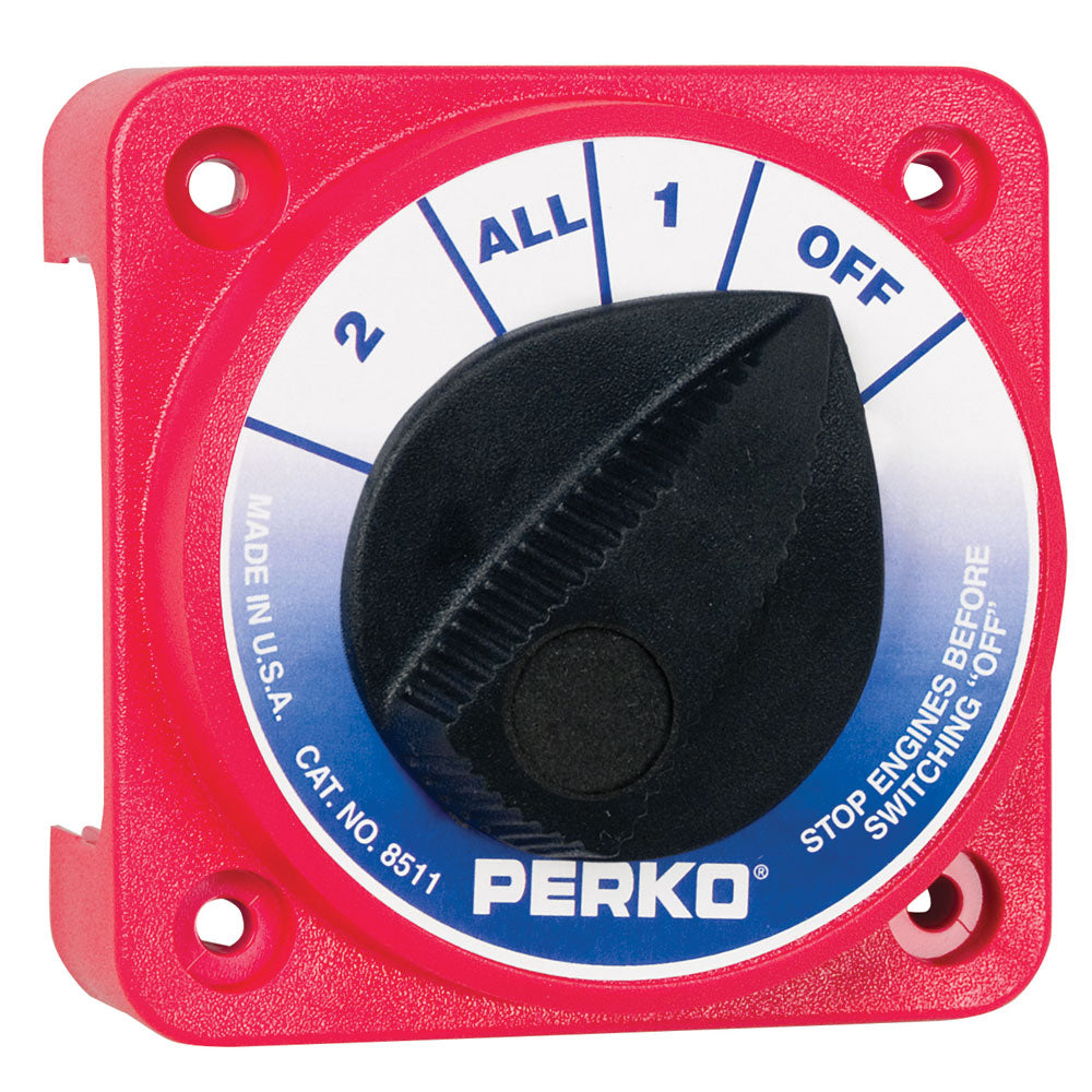 Perko Compact Medium Duty Battery Selector Switch wo Key Lock 8511DP Main image