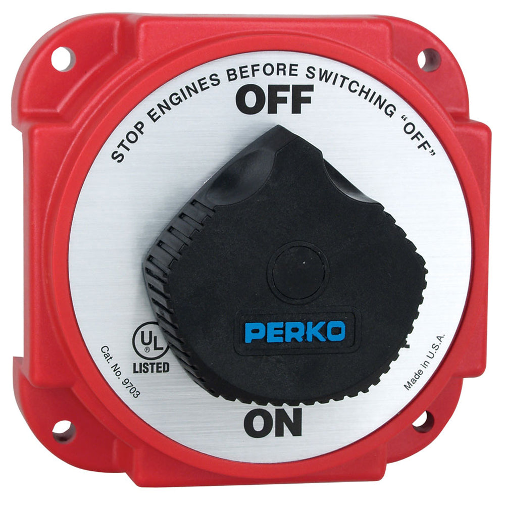Perko 9703DP Heavy Duty Battery Disconnect Switch w Alternator Field Disconnect 9703DP Main image