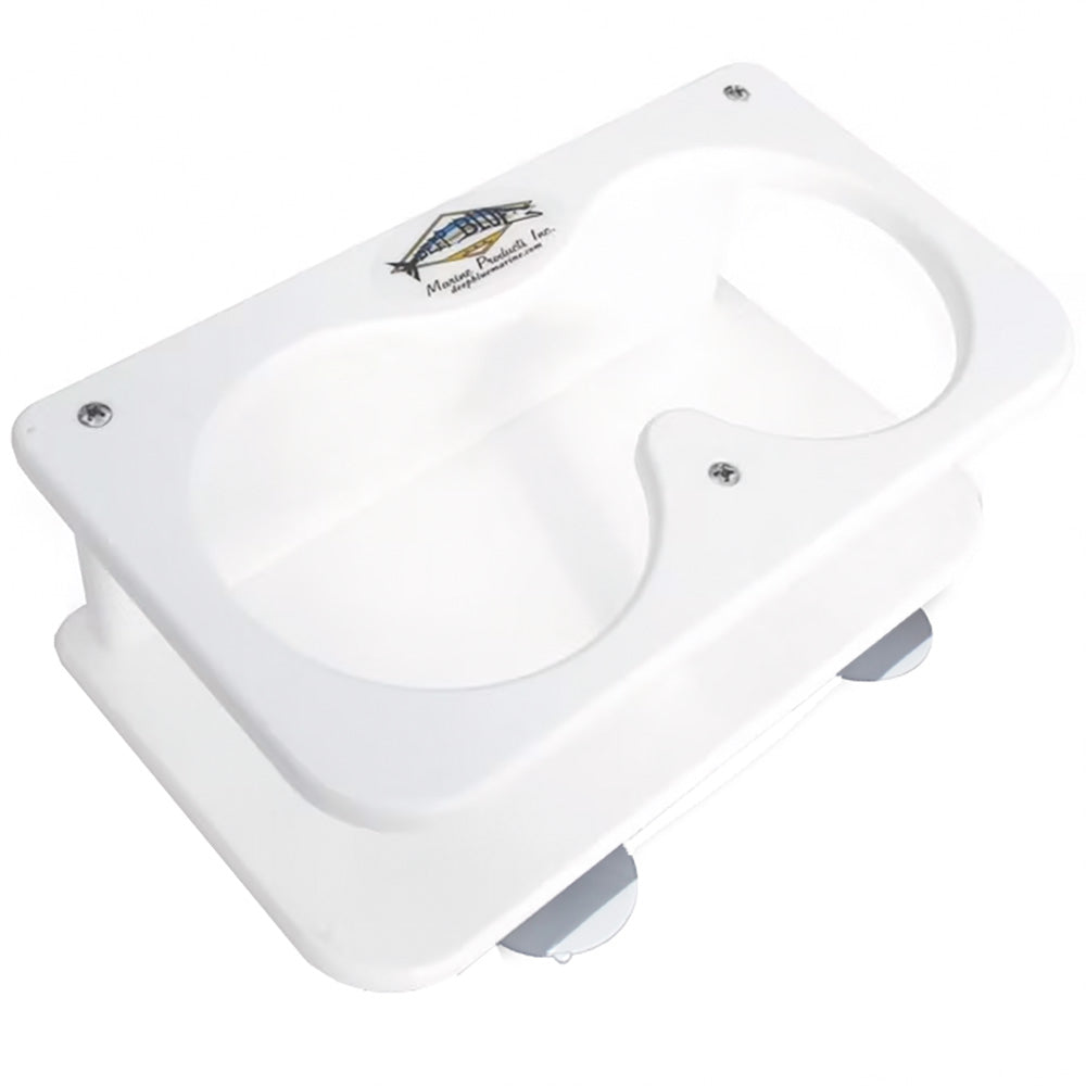 Deep Blue Marine Double Drink Holder wSuction Cups SMDH Main image
