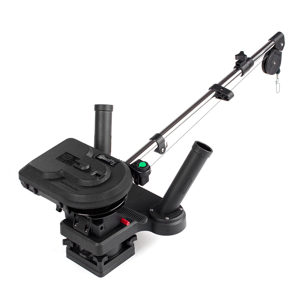 Scotty 1116 Propack 60" Telescoping Electric Downrigger w/ Dual Rod Holders and Swivel Base [1116] Secondary image