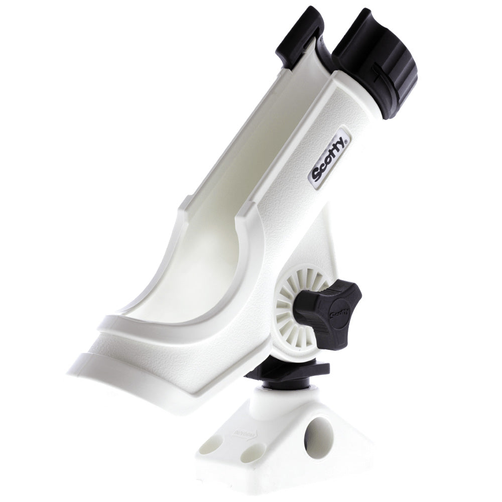 Scotty Powerlock Rod Holder White w241 SideDeck Mount 230WH Main image