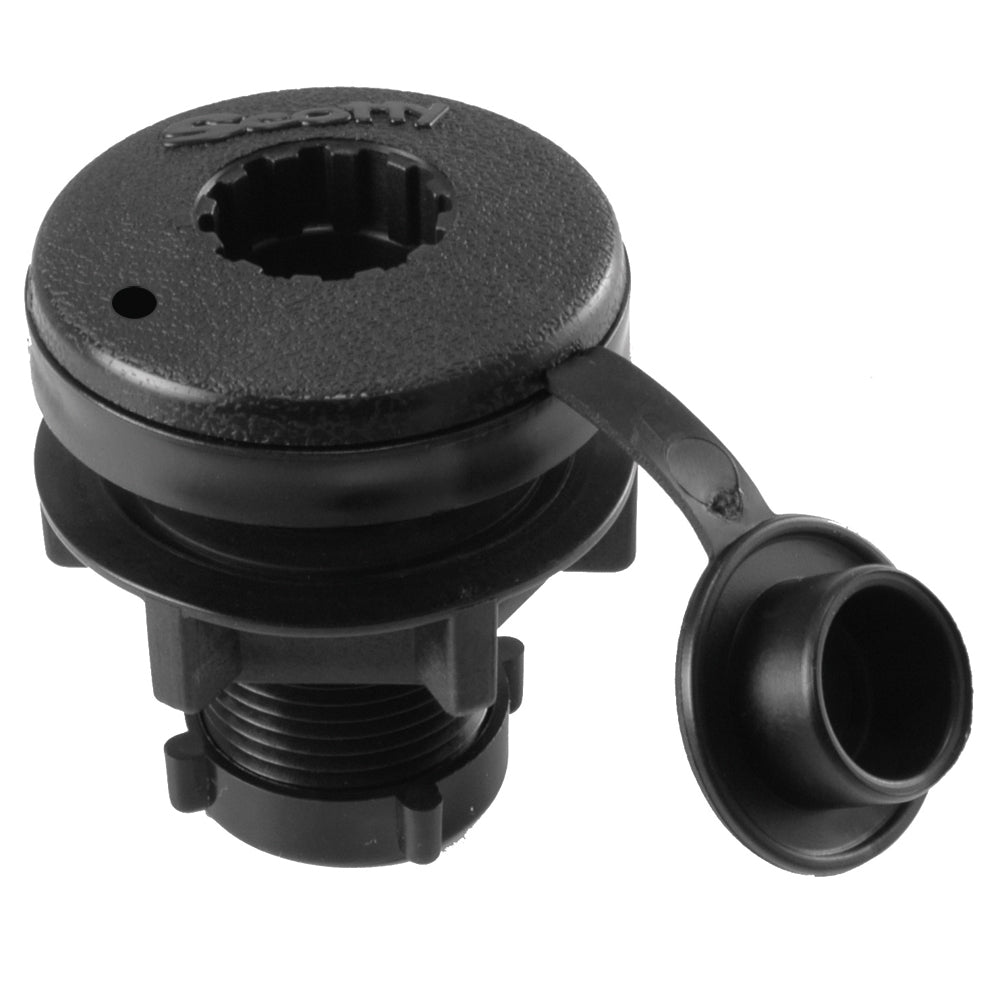 Scotty Compact Threaded Round Deck Mount 444BK Main image