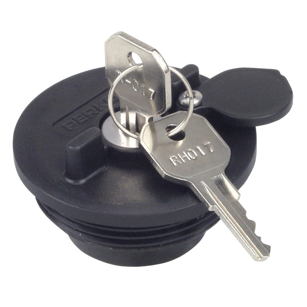 Perko Fuel System Locking Cap f 112 NonVented Fills  0520  0527  0528  0557  0599  1270 1324DP1BLK Main image