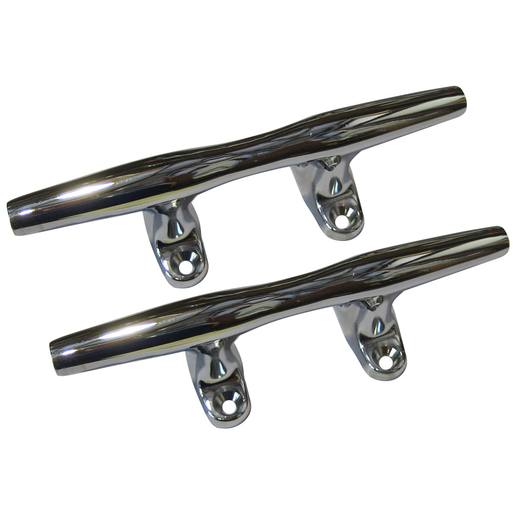 Perko 4 Open Base Cleat  Chrome Plated Zinc  Pair 1188DP4CHR Main image