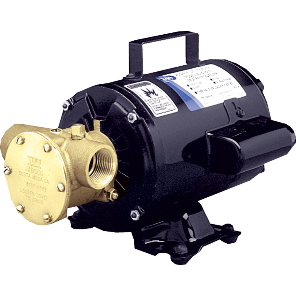 Jabsco Utility Pump wOpen Drip Proof Motor  115V 60500003 Main image