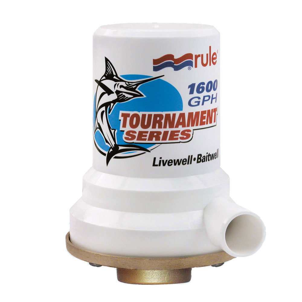Rule Tournament Series Bronze Base 1600 GPH Livewell Pump 209B Main image