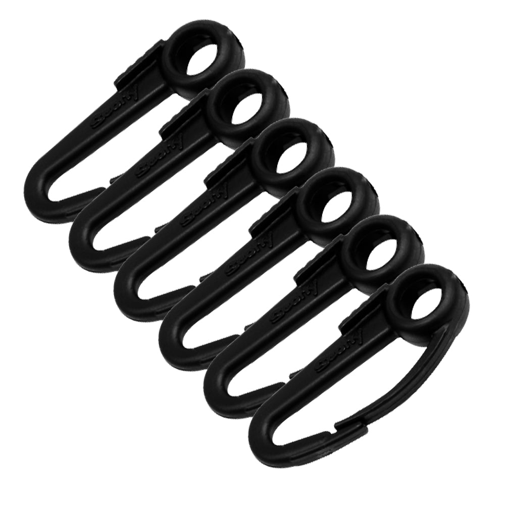 Scotty Nylon Snap Hook Black 6Pack 590BK Main image