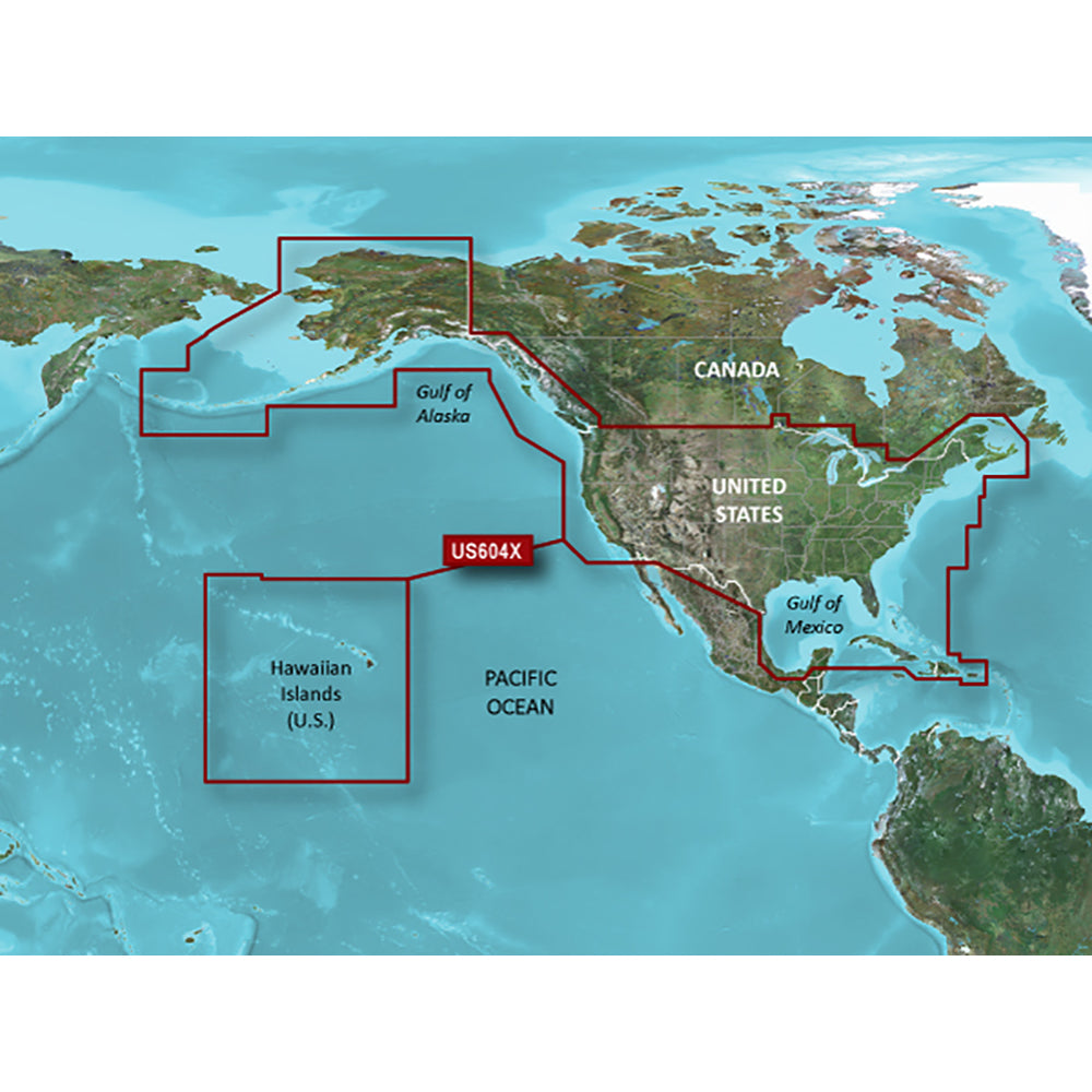 Garmin BlueChart g3 HD  HXUS604x  US All  Canadian West  microSDSD 010C101820 Main image