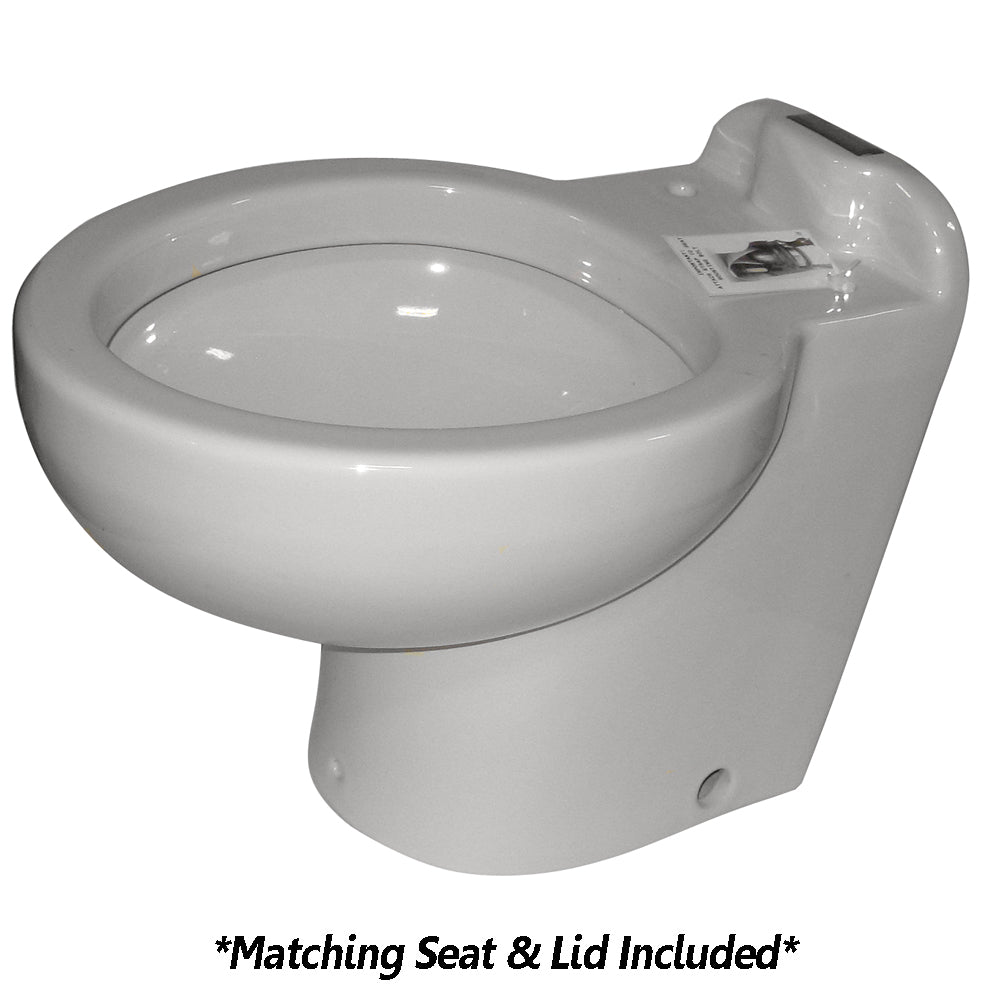 Raritan Marine Elegance  Household Style  White  Fresh or Saltwater  Smart Toilet Control  12v 220HS012 Main image