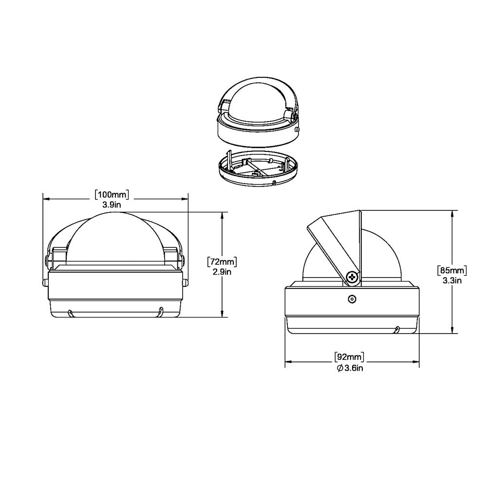 Ritchie S-53W Explorer Compass - Surface Mount - White [S-53W] Secondary image