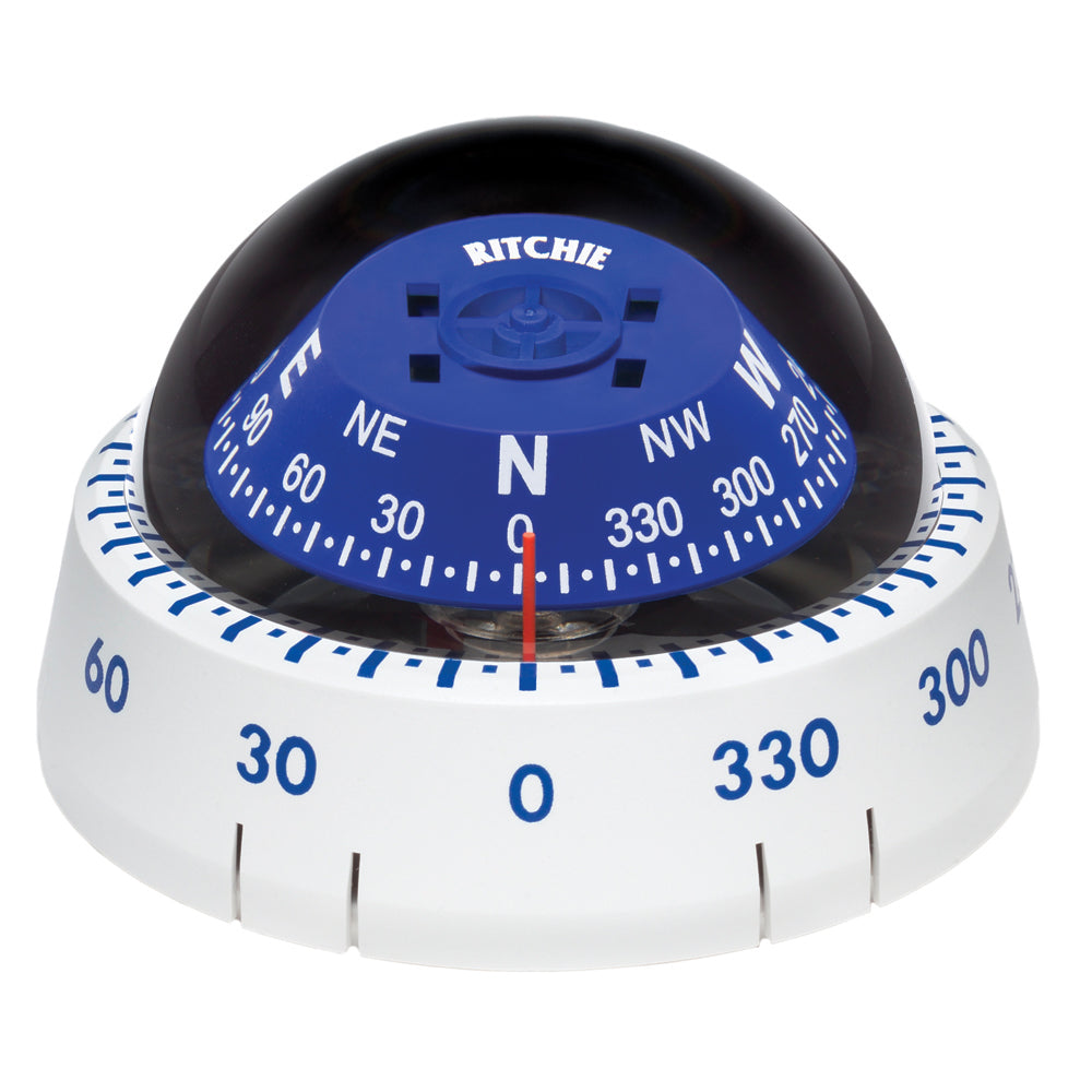 Ritchie XP99W Kayaker Compass  Surface Mount  White XP99W Main image