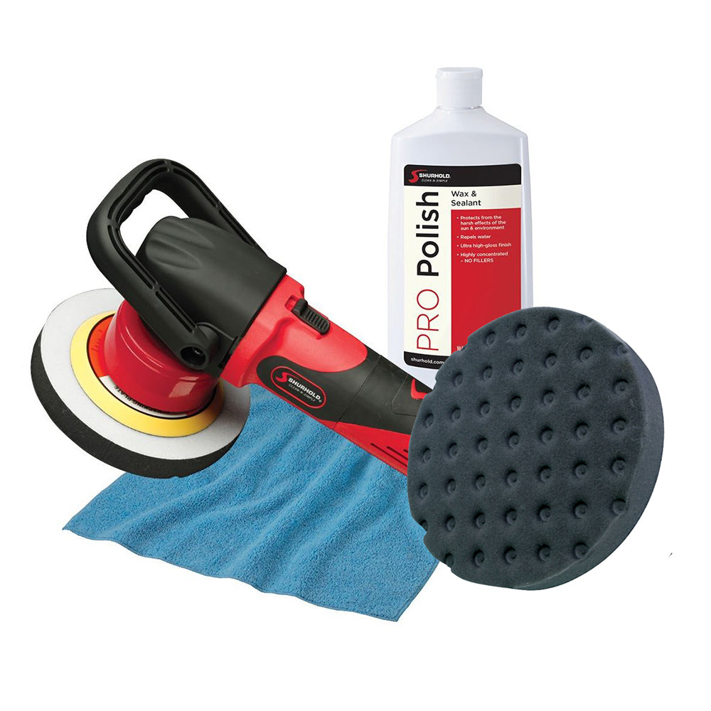 Shurhold Dual Action Polisher Start Kit wPro Polish Pad  MicroFiber Towel 3101 Main image