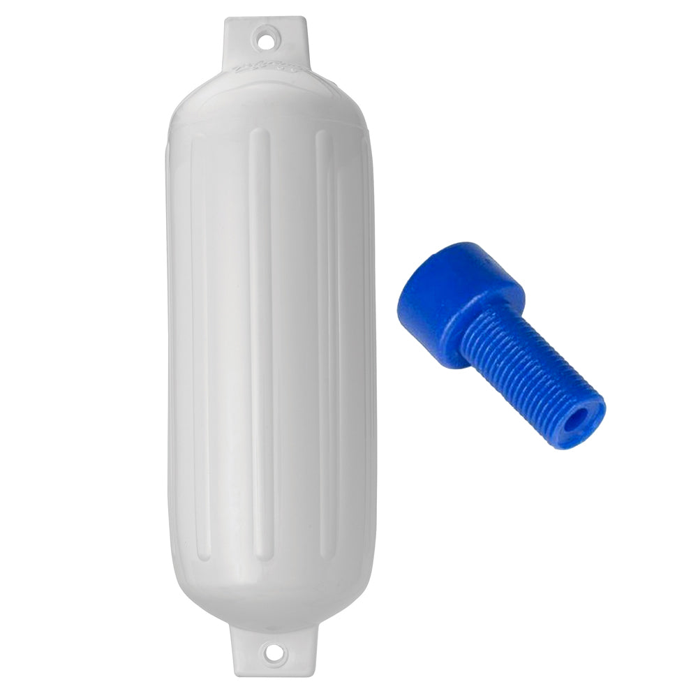 Polyform G5 Twin Eye Fender 88 x 268  White wAdapter G5 WHITE WAIR ADAPTER Main image