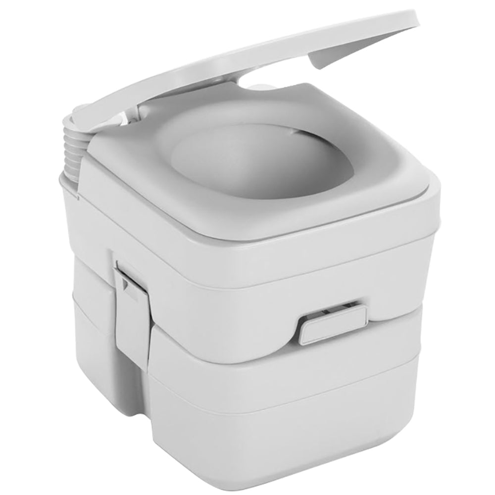 Dometic 965 Portable Toilet wMounting Brackets 5 Gallon  Platinum  311096506 Main image