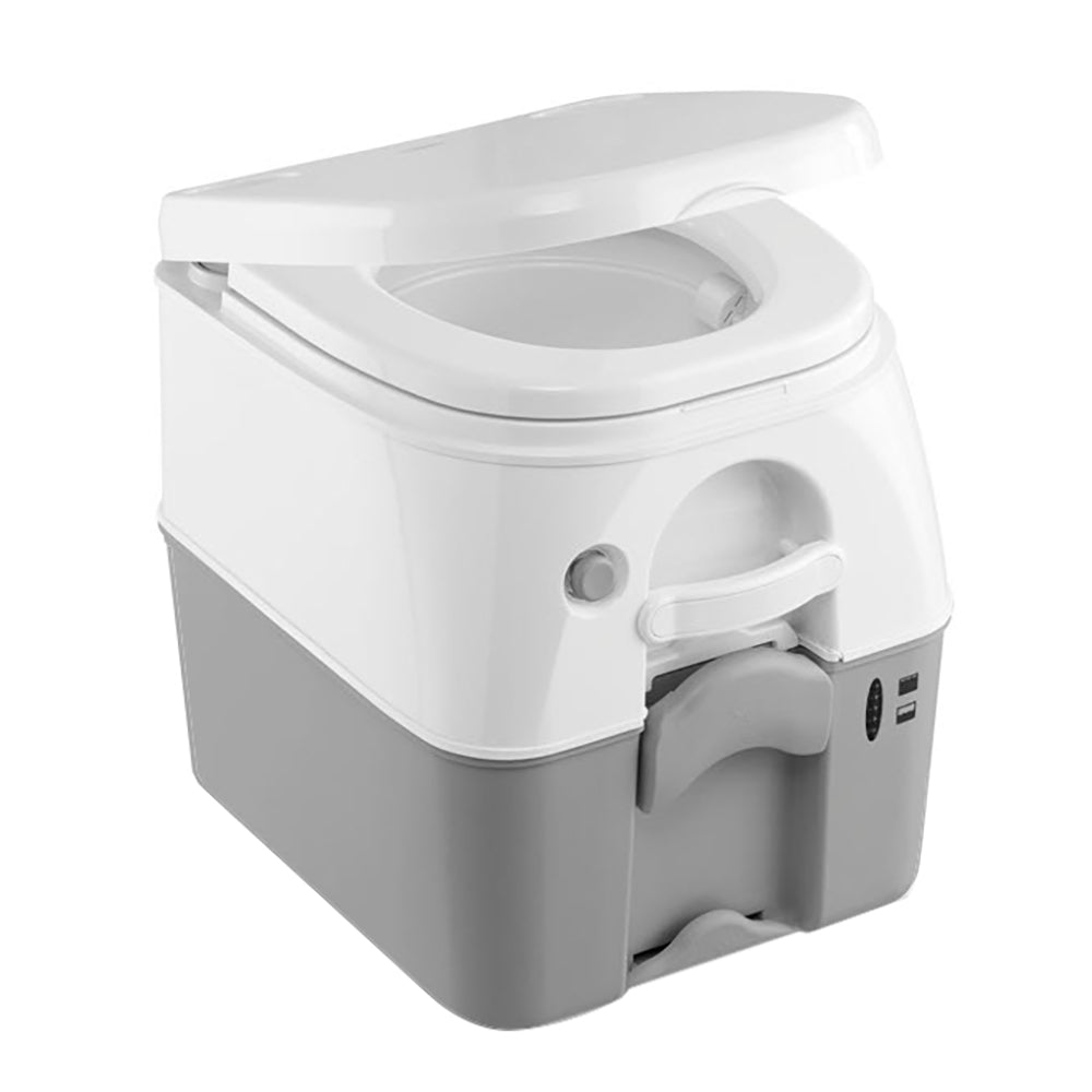 Dometic 975 MSD Portable Toilet wMounting Brackets  5 Gallon  Grey  301197506 Main image