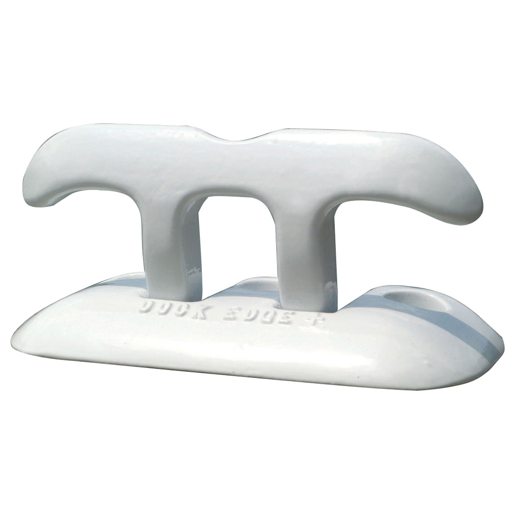 Dock Edge Flip Up Dock Cleat 8  White DE2608WF Main image