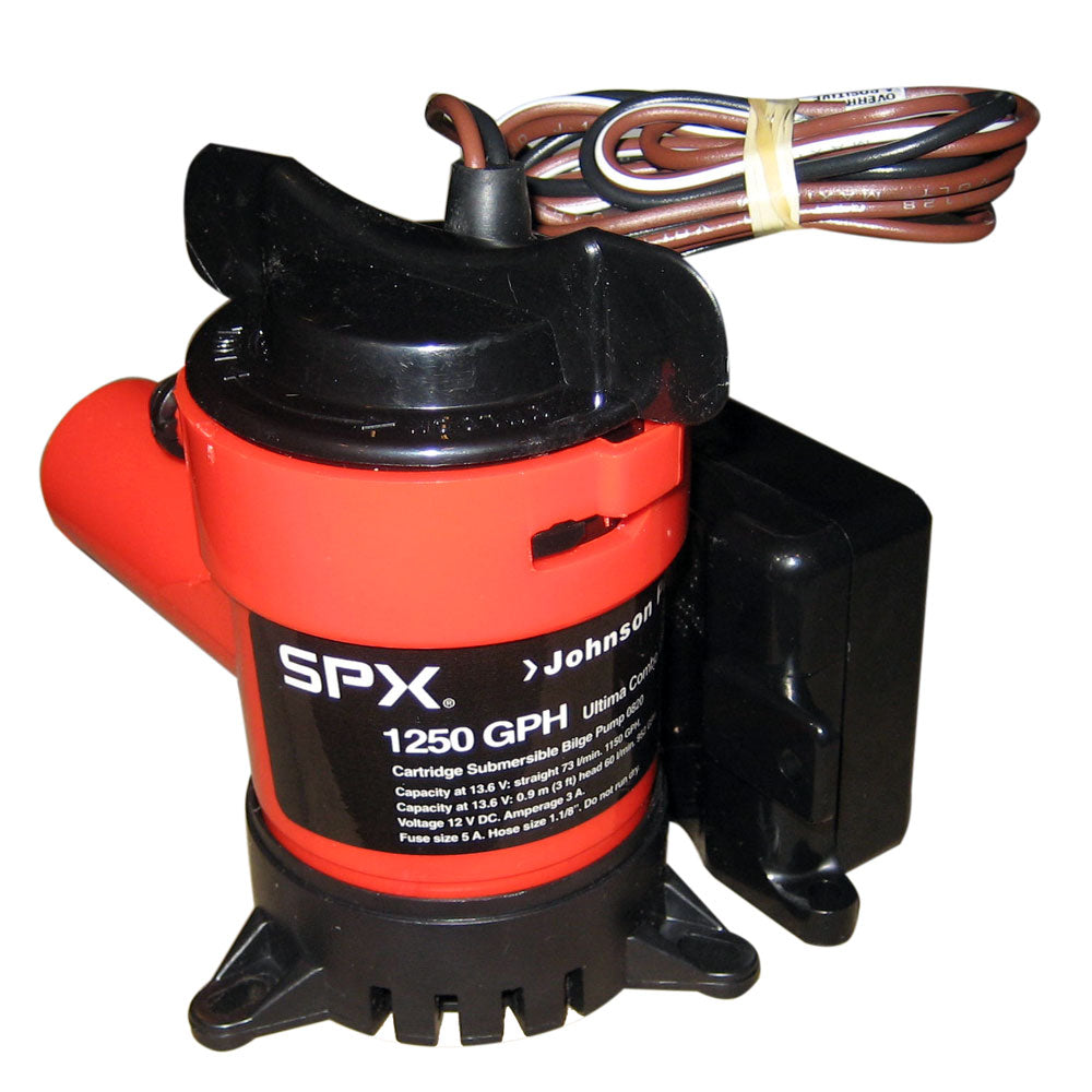 Johnson Pump 1250 GPH Ultima Combo Pump 118 Hose 12V 0820300 Main image