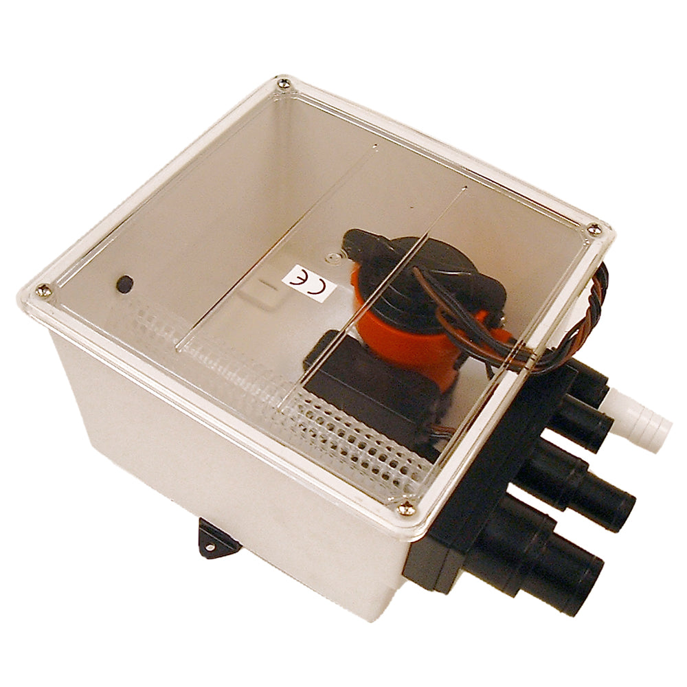 Johnson Pump 1000 GPH Multi Port Shower Sump Pump 12V wSwitch 57151 Main image