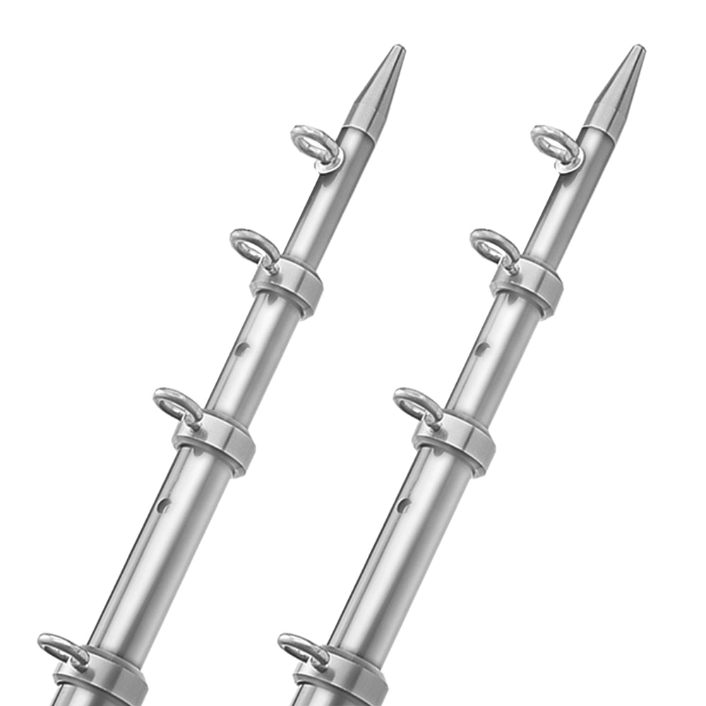 TACO 15 Telescopic Outrigger Poles HD 112  SilverSilver OT0542VEL15HD Main image